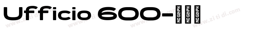 Ufficio 600字体转换